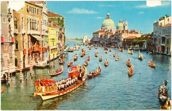 Venezia (Venedig), Regata sul Canal Grande