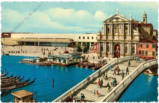 ak218684 Venezia (Venedig), Chiesa degli Scalzi e Stazione Ferroviaria