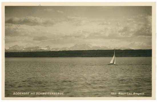 Bodensee, mit Schweizerberge