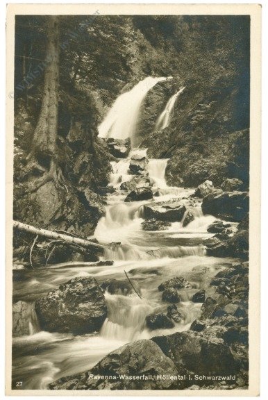 ak218689 Ravenna, Wasserfall, Höllental