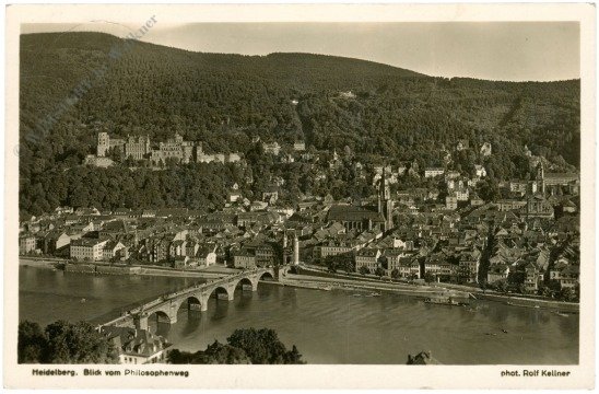 Heidelberg, Blick vom Philosophenweg
