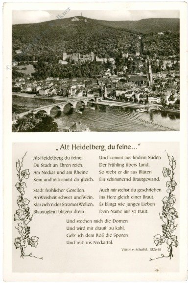 Heidelberg, Vers