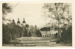ak218709 Donaueschingen, Schloss und kath. Stadtkirche