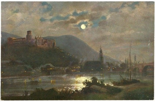 Heidelberg, bei Nacht