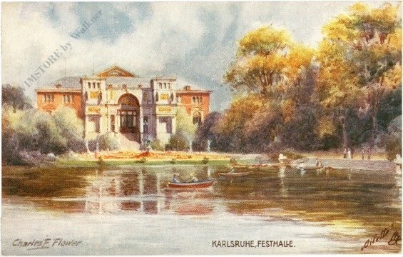 ak218735 Karlsruhe, Festhalle