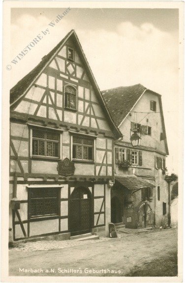 ak218749 Marbach a.N., Schillers Geburtshaus