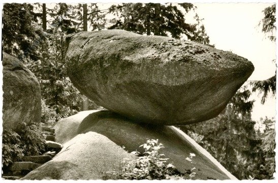 ak218785 Luisenburg im Fichtelgebirge, Felsenlabyrinth, Napoleonhut