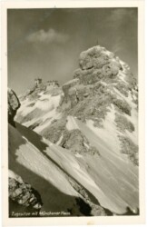 Zugspitze, mit Münchner Haus