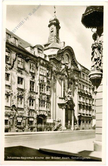 ak218787 München, Johannes-Nepumuk-Kirche der Brüder Asam