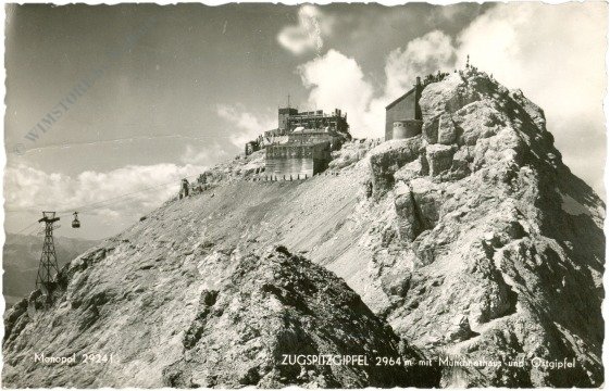 Zugspitze, Gipfel mit Münchnerhaus