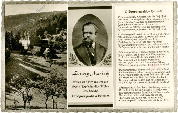 Schwarzwald, Vers