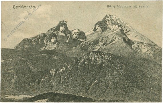 Berchtesgaden, König Watzmann mit Familie