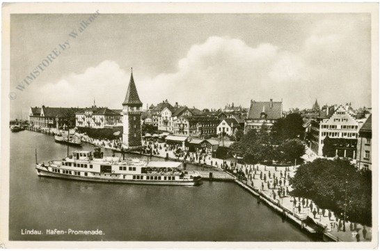 Lindau, Hafen-Promenade