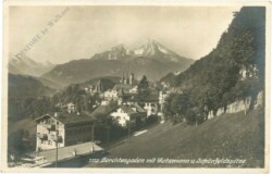Berchtesgaden, mit Watzmann u. Schönfeldspitze