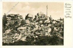 ak218853 Hochstein-Dreisessel, m.d. hohen Gipfelkreuz