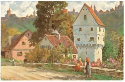 Rothenburg o. Tauber, mit dem Topplerschlößchen