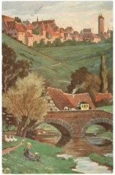 ak218864 Rothenburg o. Tauber, Blick vom Dettwang