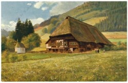 ak218870 Schwarzwald, Haus mit Kapellchen