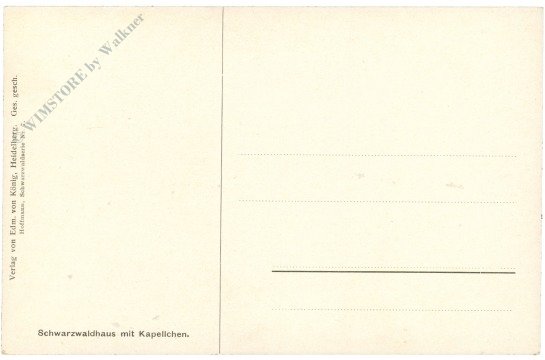 ak218870a Schwarzwald, Haus mit Kapellchen