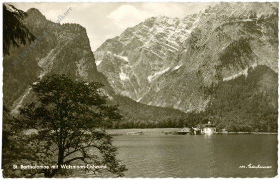 St. Bartholomä, mit Watzmann-Ostwand
