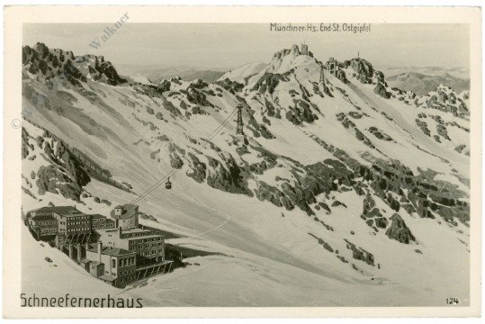 Schneefernerhaus, Münchner-Hs. End-St. Ostgipfel