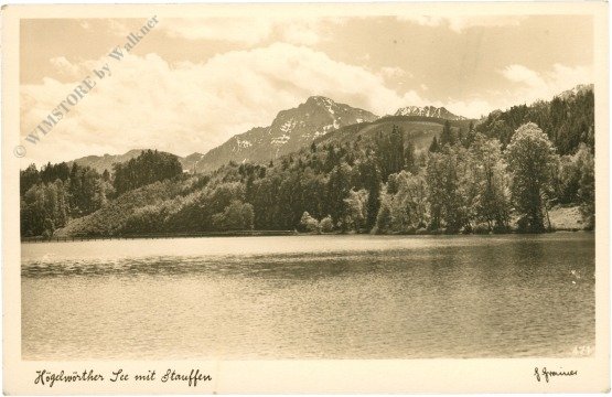 Högelwörther See mit Stauffen