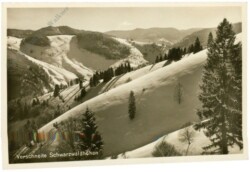 Schwarzwaldhöhen, verschneit