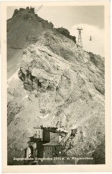 Zugspitzbahn, Bergstation mit Münchnerhaus