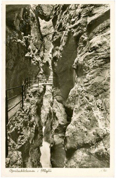 Breitachklamm, Ansicht