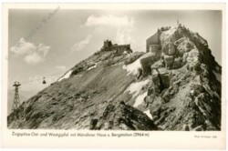 Zugspitze, Ost- und Westgipfel mit Münchner Haus