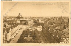 München, Blick von der Matthäus-Kirche auf Karlsplatz