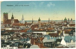 ak219038 München, Blick auf die Altstadt