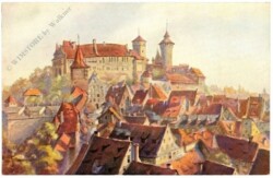 ak219060 Nürnberg, Burg vom Süden