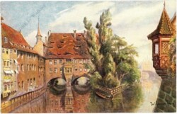 Nürnberg, Partie an der Museumsbrücke