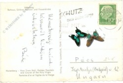 Nürnberg, Rathaus, Schöner Brunnen und Frauenkirche