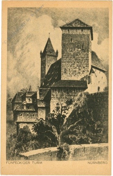 Nürnberg, Fünfeckiger Turm