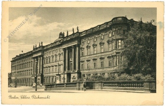 ak219080 Berlin, Schloss, Rückansicht
