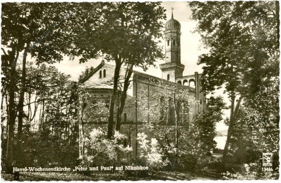 Berlin, Havel-Wochenendkirche "Peter und Paul" auf Nikolskoe