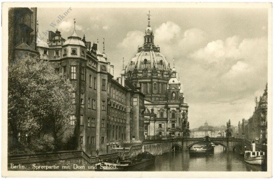 ak219082 Berlin, Spreepartie mit Dom und Schloss