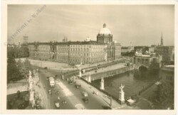 Berlin, Schloß mit Schlossbrücke