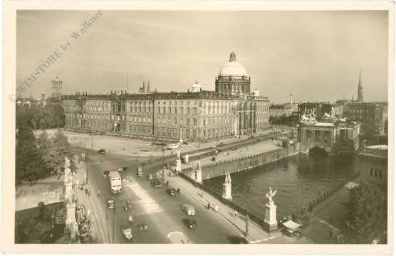 Berlin, Schloß mit Schlossbrücke