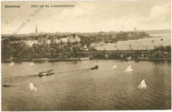 Hamburg, Blick auf die Lombardsbrücke
