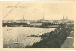 Hamburg, Alster-Panorama
