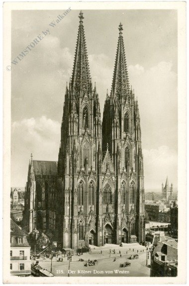 Köln, Der Dom von Westen