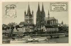 ak219199 Köln, Dom, St. Martin und Stapelhaus