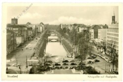 Düsseldorf, Königsallee mit Stadtgraben