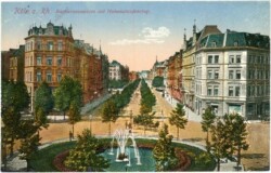 Köln, Barbarossaplatz mit Hohenstaufenring