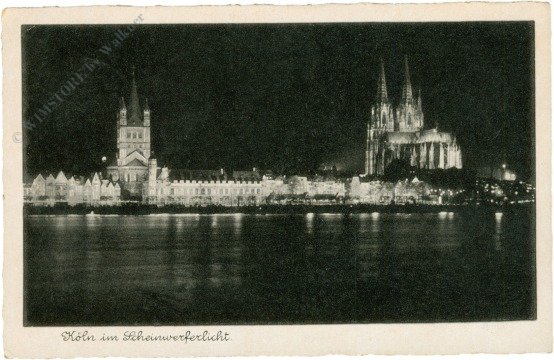 Köln, im Scheinwerferlicht