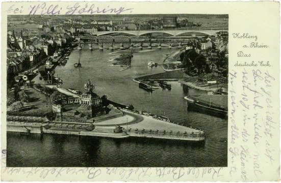 Koblenz am Rhein, Das deutsche Eck