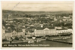 Koblenz, Blick vom Kaffee-Restaurant Viktoriagarten